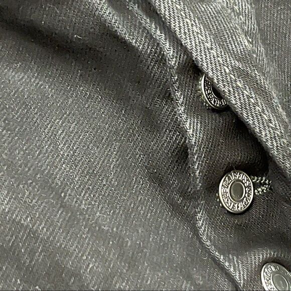 Levi’s 501 Button Fly Black Straight Leg Jeans 40x32 - Picture 4 of 5
